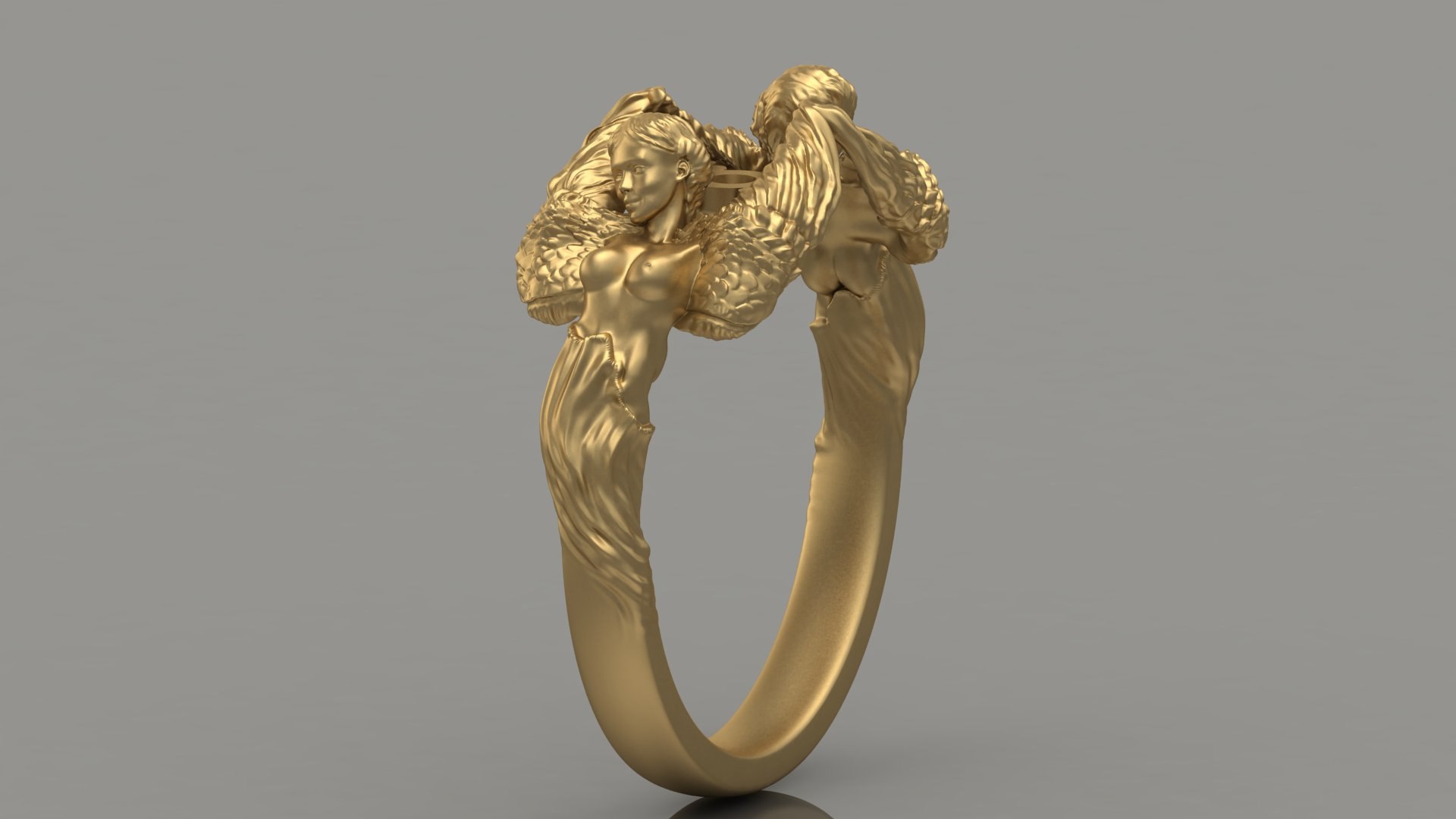 Carrera Women Lovers Ring Angel Wings Woman Jewellery 10 Stone Cuts Heads 3D print model 3D model https://p.turbosquid.com/ts-thumb/fL/NqrSjd/18/womanandwomanring16/jpg/1731839592/1920x1080/fit_q87/5dade64fcb7d88bcb50124d2e7d155dfb78d65ac/womanandwomanring16.jpg