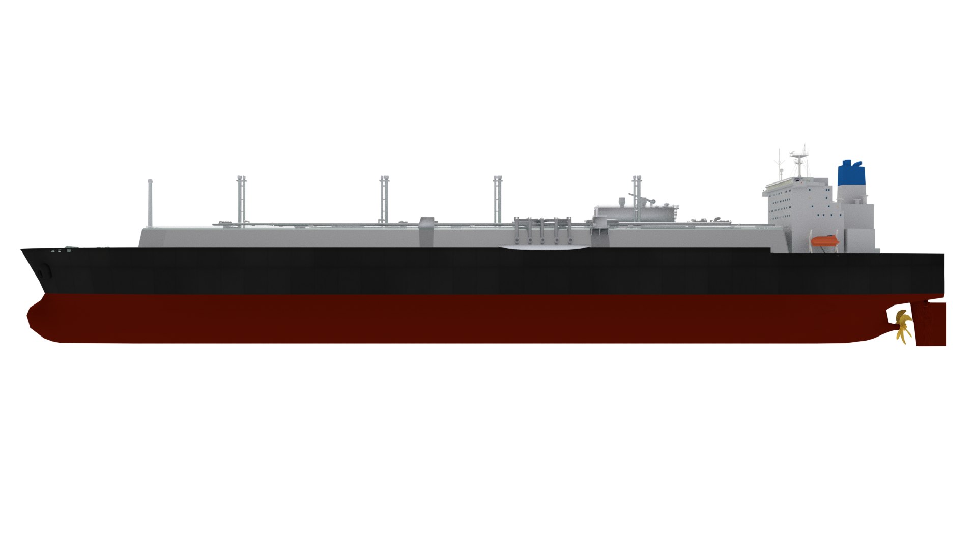 3D Lng Carrier Technigaz Gtt - TurboSquid 1251021