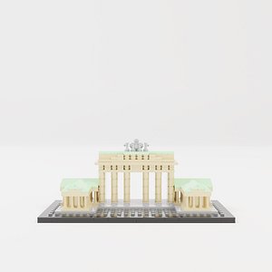 3D Lego Architecture - Brandenburg Gate