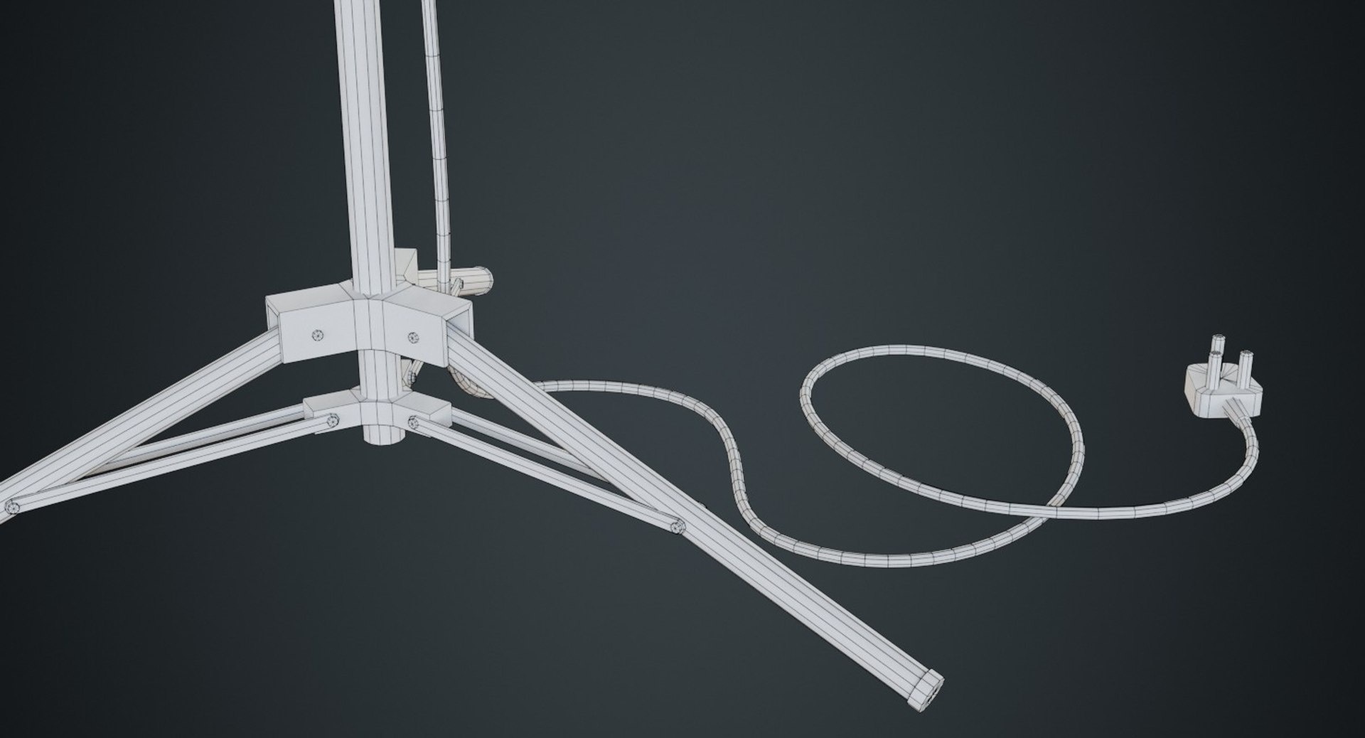 3D Model Halogen Work Light - TurboSquid 1412345