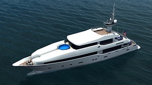yacht masteka 3d model