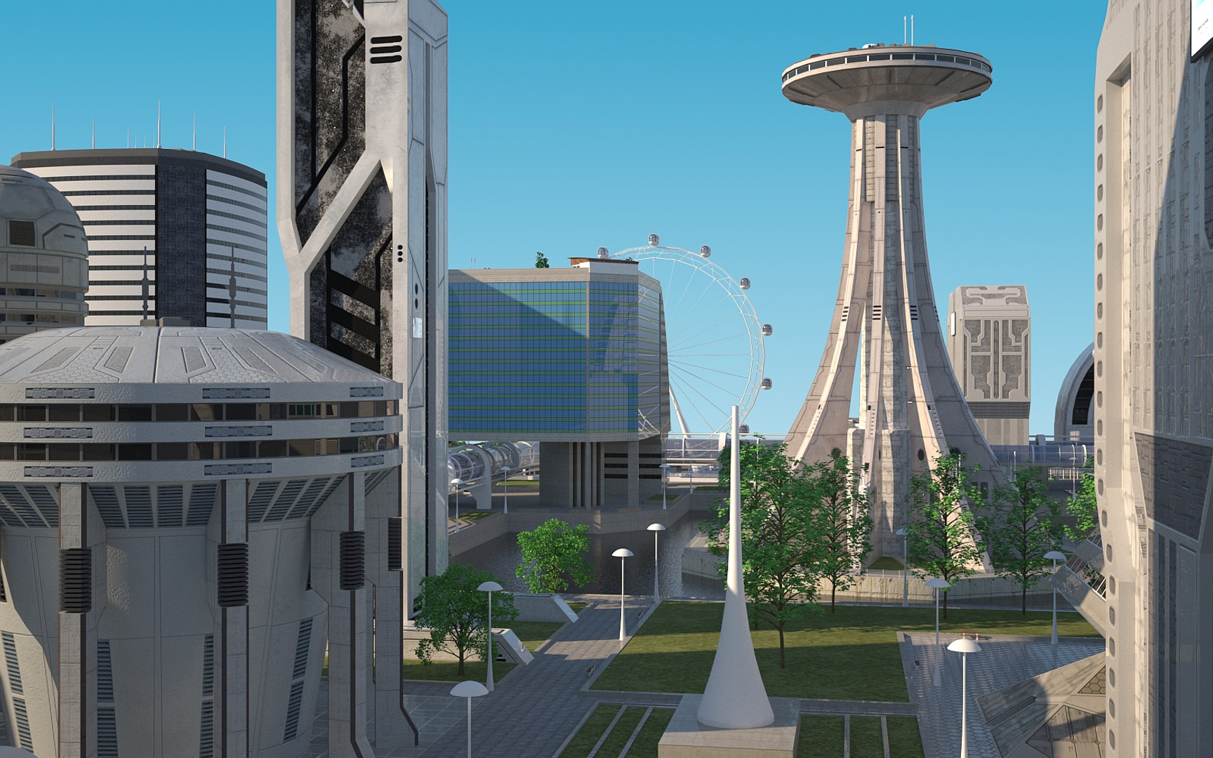 City Block 2 Model TurboSquid 1299562