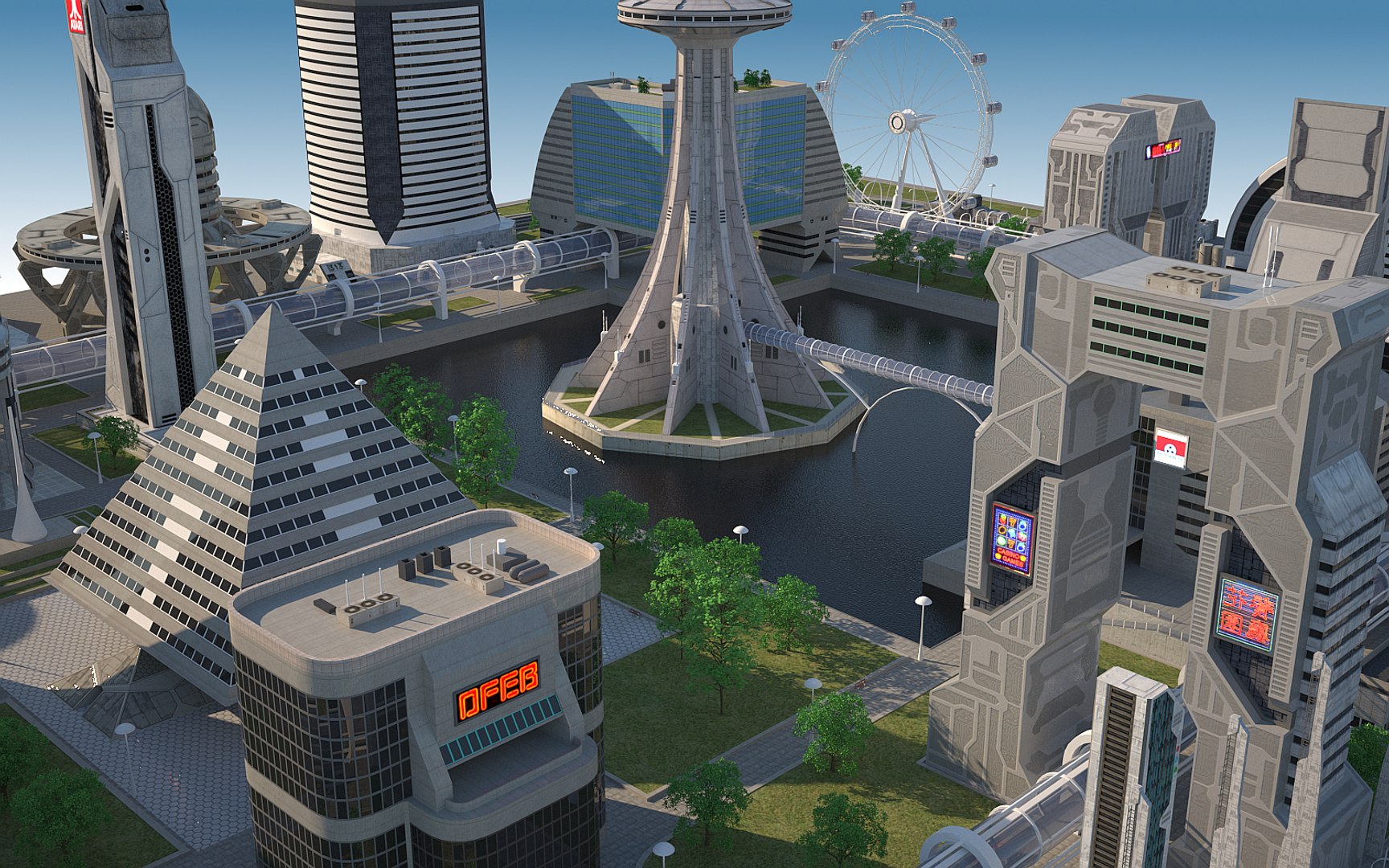 City Block 2 Model TurboSquid 1299562