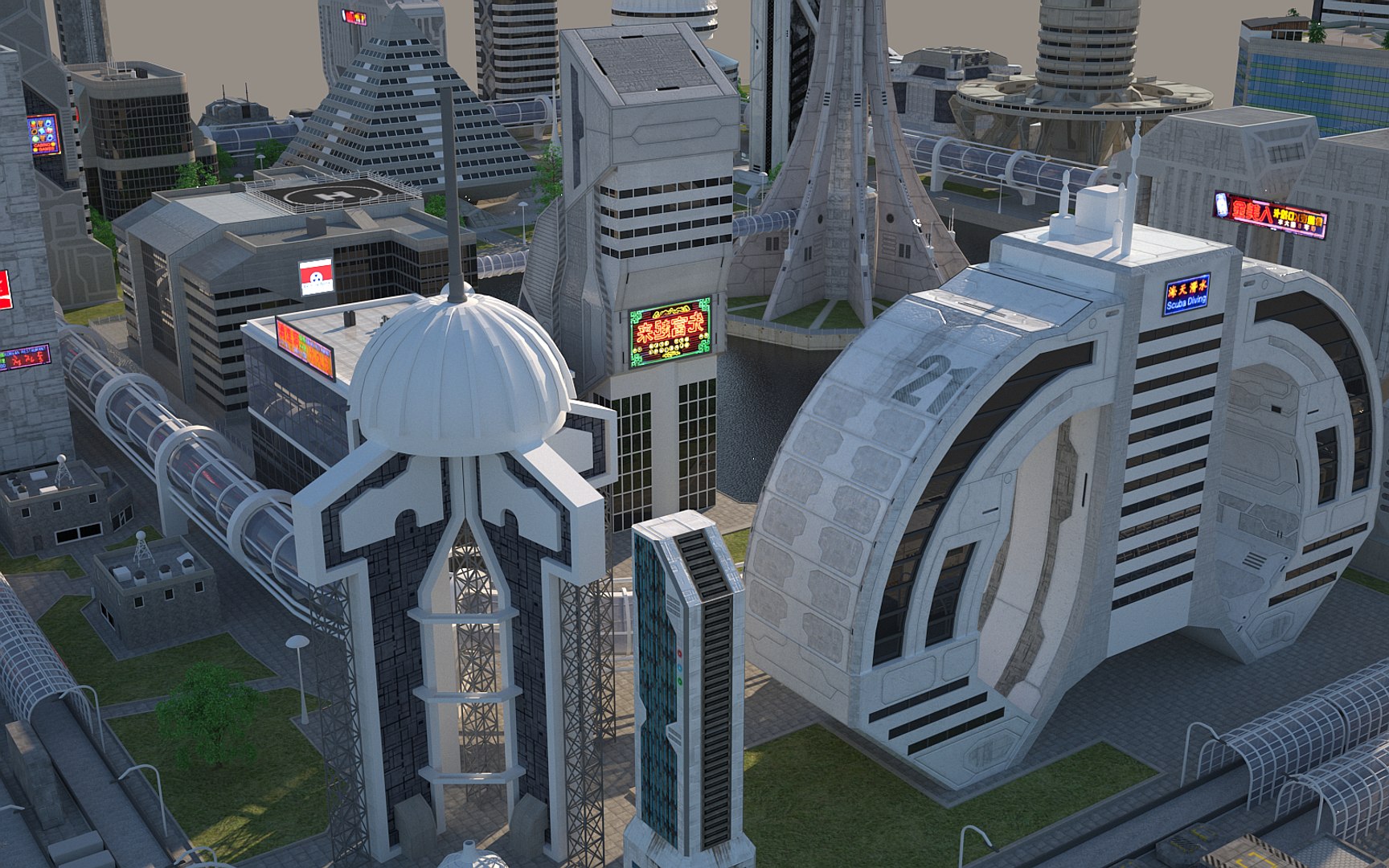 City Block 2 Model TurboSquid 1299562