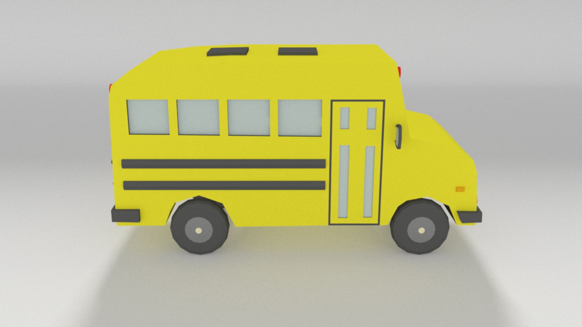 3d Schoolbuss Buss - Turbosquid 1430952