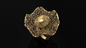 gold ring 3D model