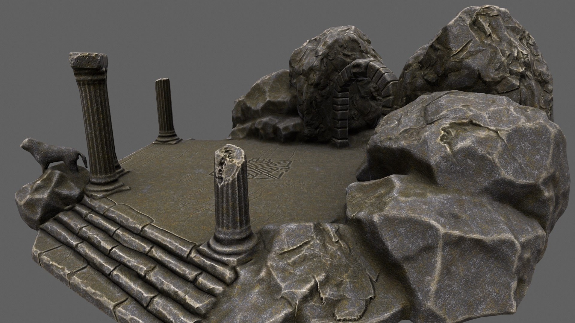 Temple 3D Model - TurboSquid 941382