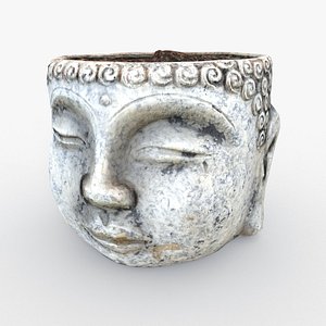 Buddha flower pot 3D model