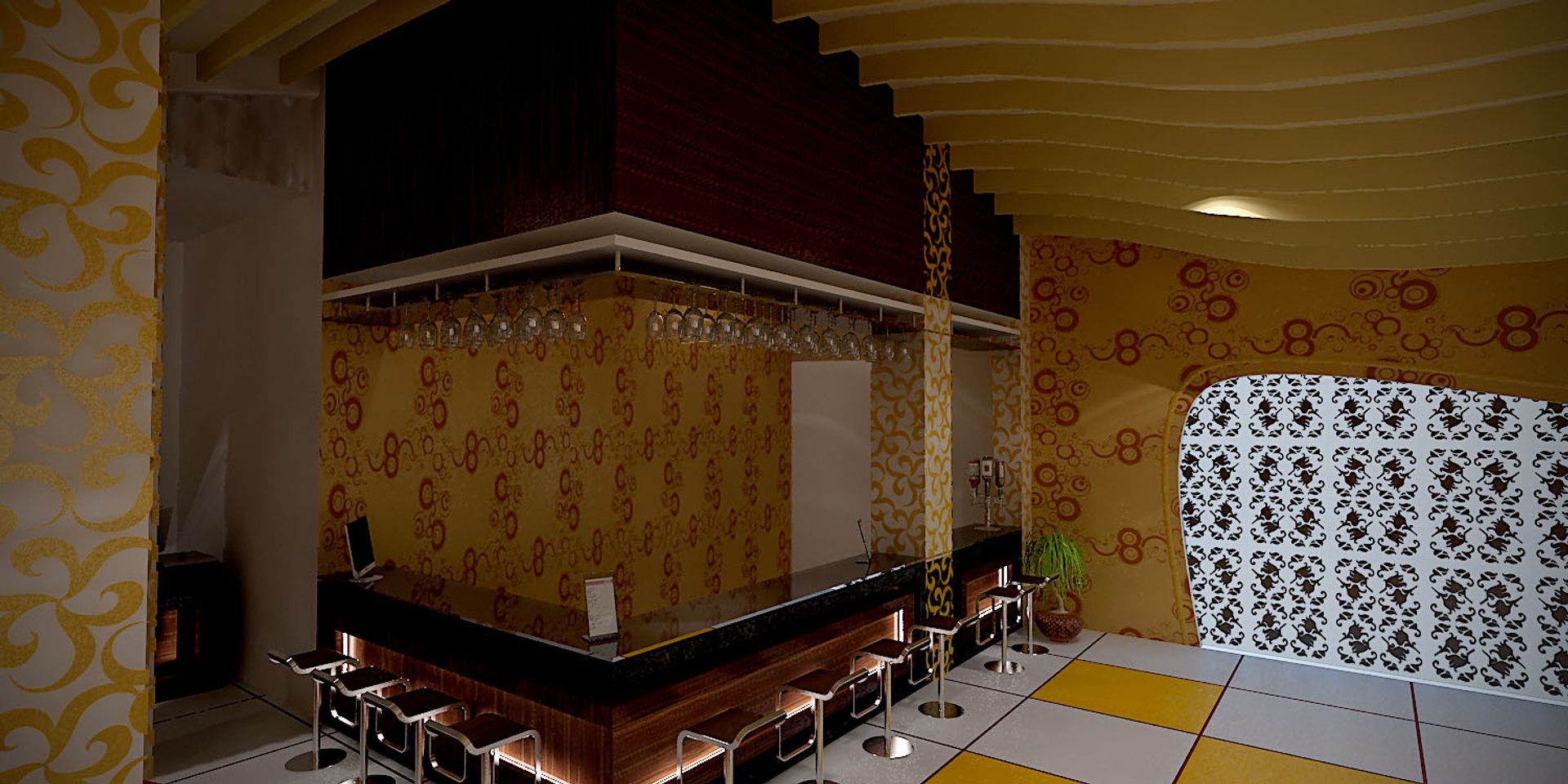 Decoration Fast Food 3ds