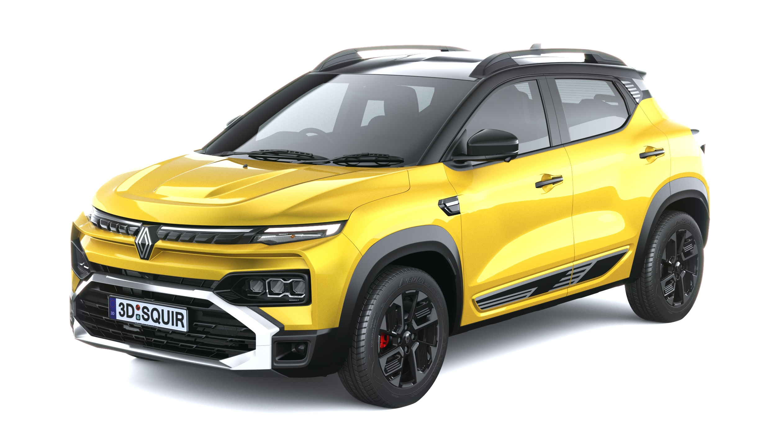 Renault Kiger 2026 3D-Modell - TurboSquid 2491329