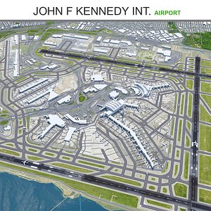 3D John F Kennedy International Airport