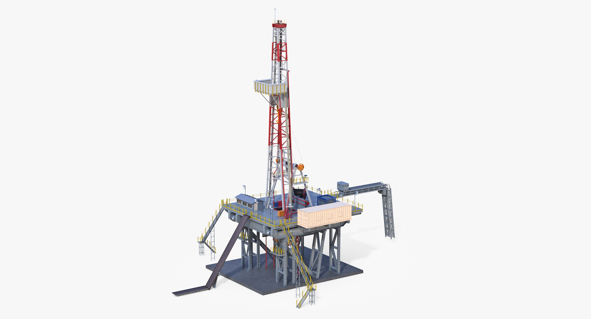 Land Rig 3D Model - TurboSquid 1256087