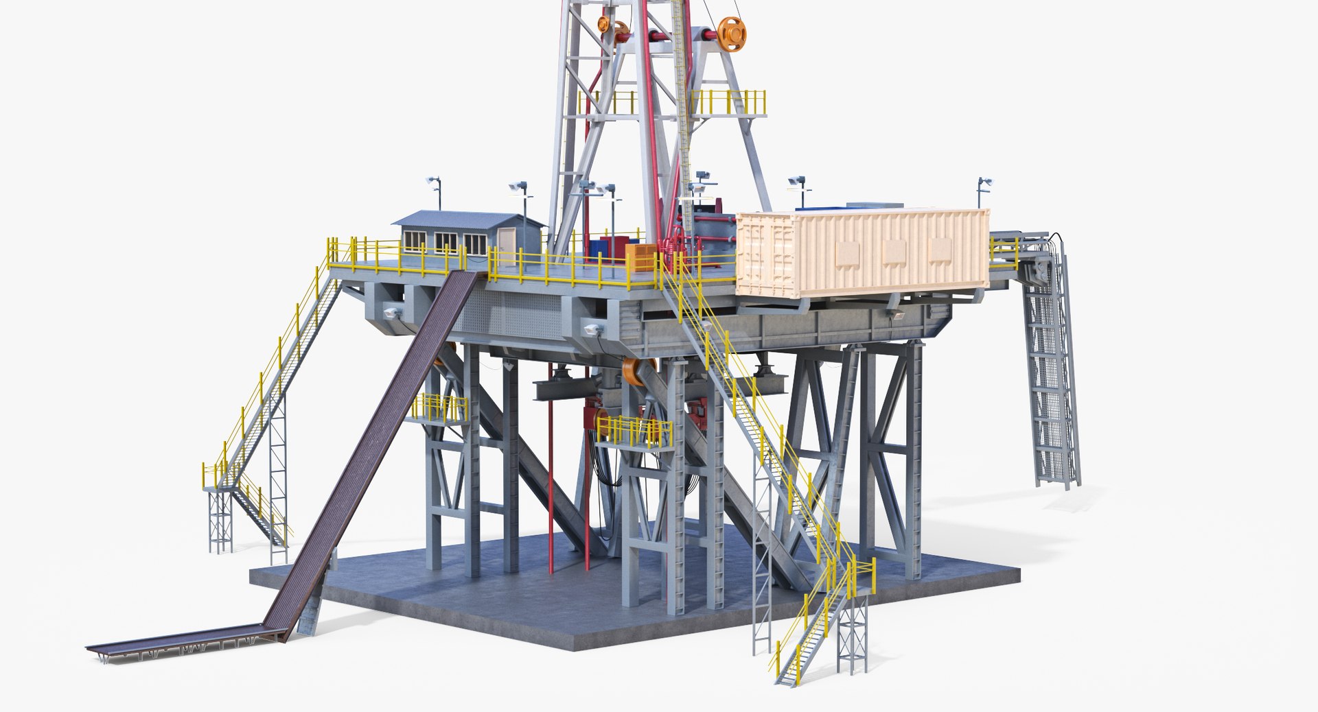 Land Rig 3D Model - TurboSquid 1256087
