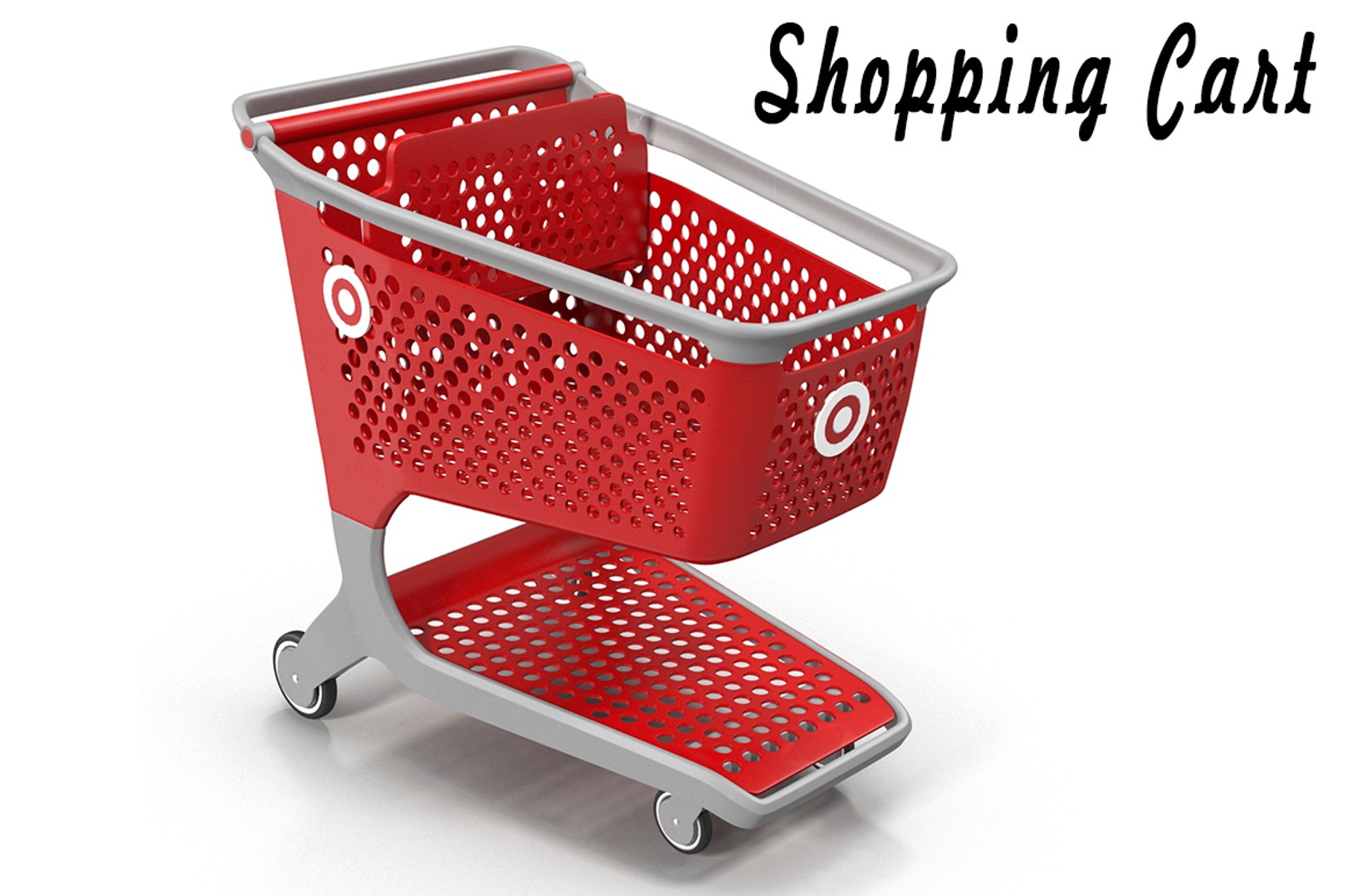 3D Shopping Cart Model TurboSquid 1160070