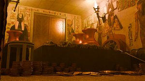 Pharaonic tomb model