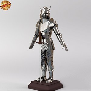 3d knights armour