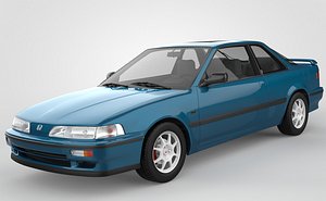 3D Honda Integra Coupe 1990 model