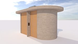 public wc architectural model