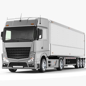 Detailed Transporter Box Truck