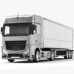 Detailed Transporter Box Truck