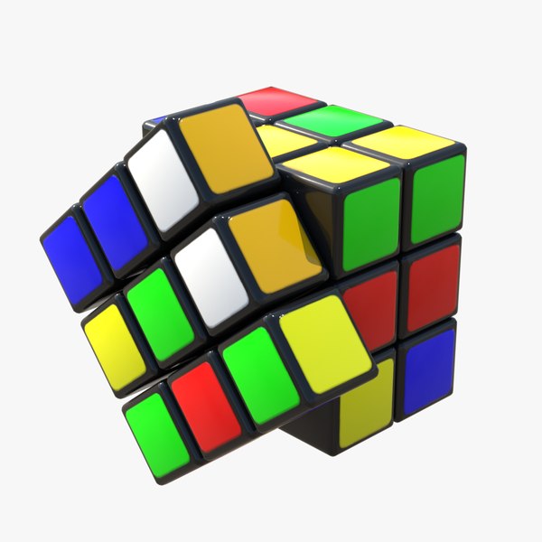 Animated Rubiks Cube 3x3 3D model - TurboSquid 2027514