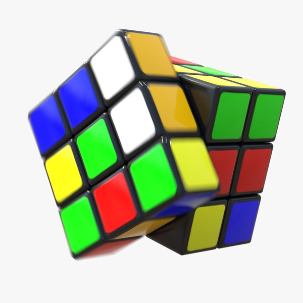Animated Rubiks Cube 3x3 3D model - TurboSquid 2027514