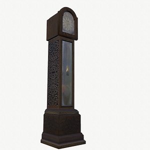 3D Grandfather clock haunted