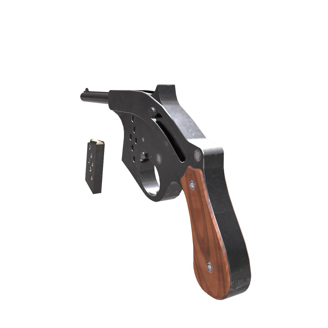 weapon 3d obj