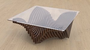 parametric table 3D model