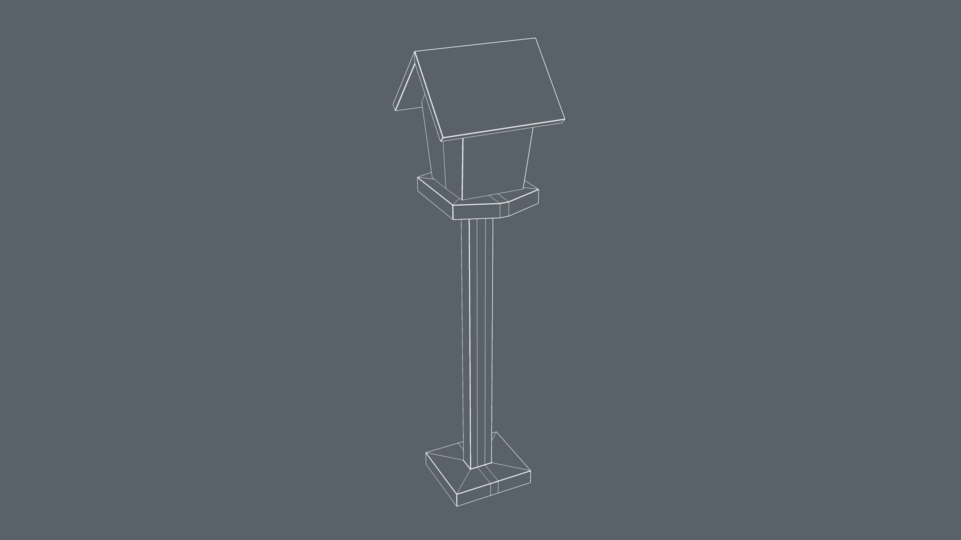 3D model Bird House https://p.turbosquid.com/ts-thumb/fM/Lgv2Ho/OV/wireframe0006/png/1763199502/1920x1080/fit_q87/c152e2d2f977388cefbc8a7bd2bcecab21a5e657/wireframe0006.jpg