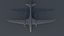 AKINCI Tiha - BAYRAKTAR UAV 3D - low poly