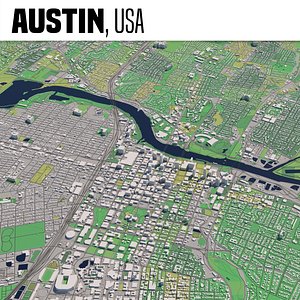 3D city austin texas