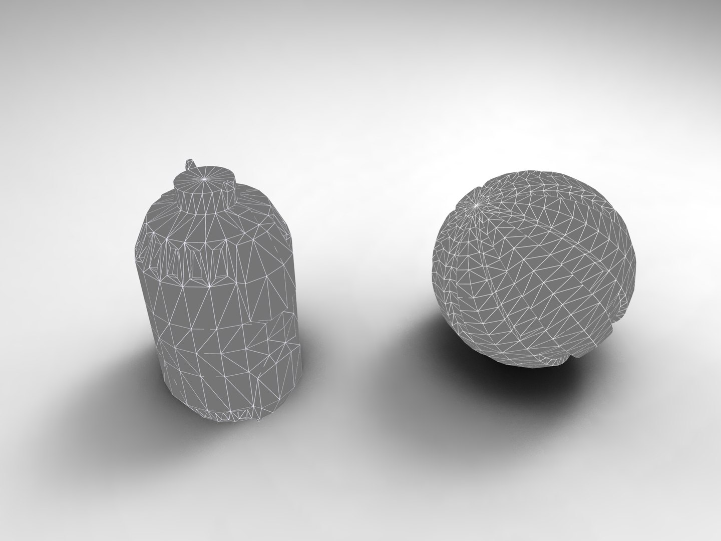 Sci-fi Grenade Modeled 3d Model