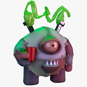 Frankenstain Dood 3D model