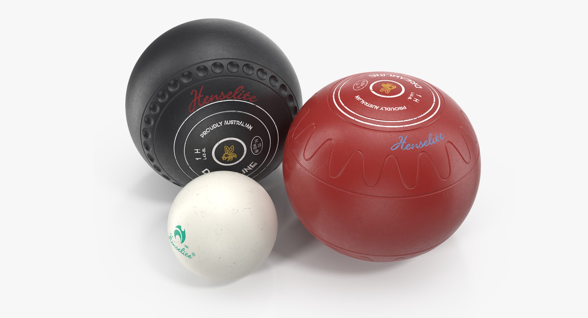 Lawn bowls set model TurboSquid 1278734