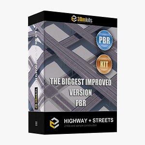 Highway and Streets Kit PBR collection plus construction 2