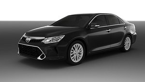 3D toyota camry 2017 model