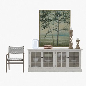 Ethan Allen Leave Your Worries At The Door Entryway 3D model