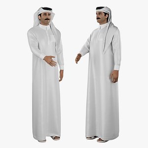 Qatari Arab man model