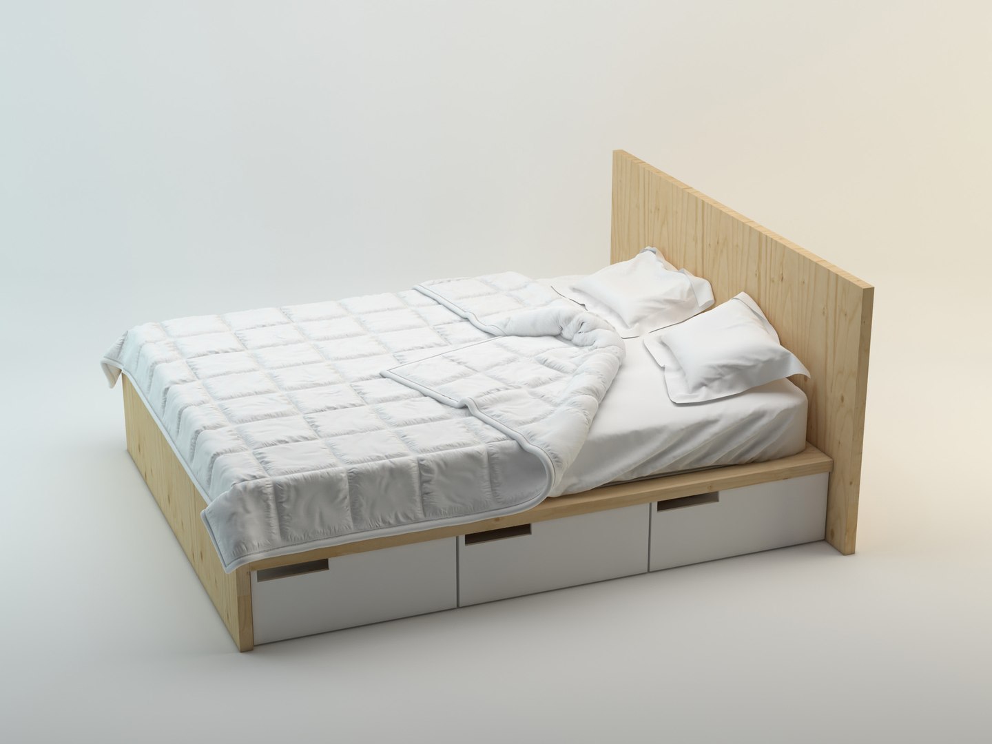 Bed Bedroom Furniture 3d Model
