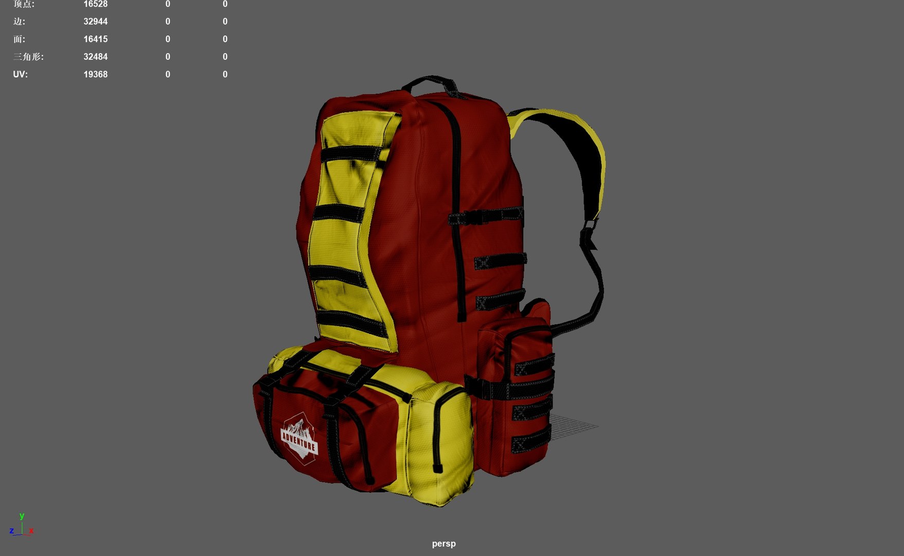3D Backpack Model - TurboSquid 2232597