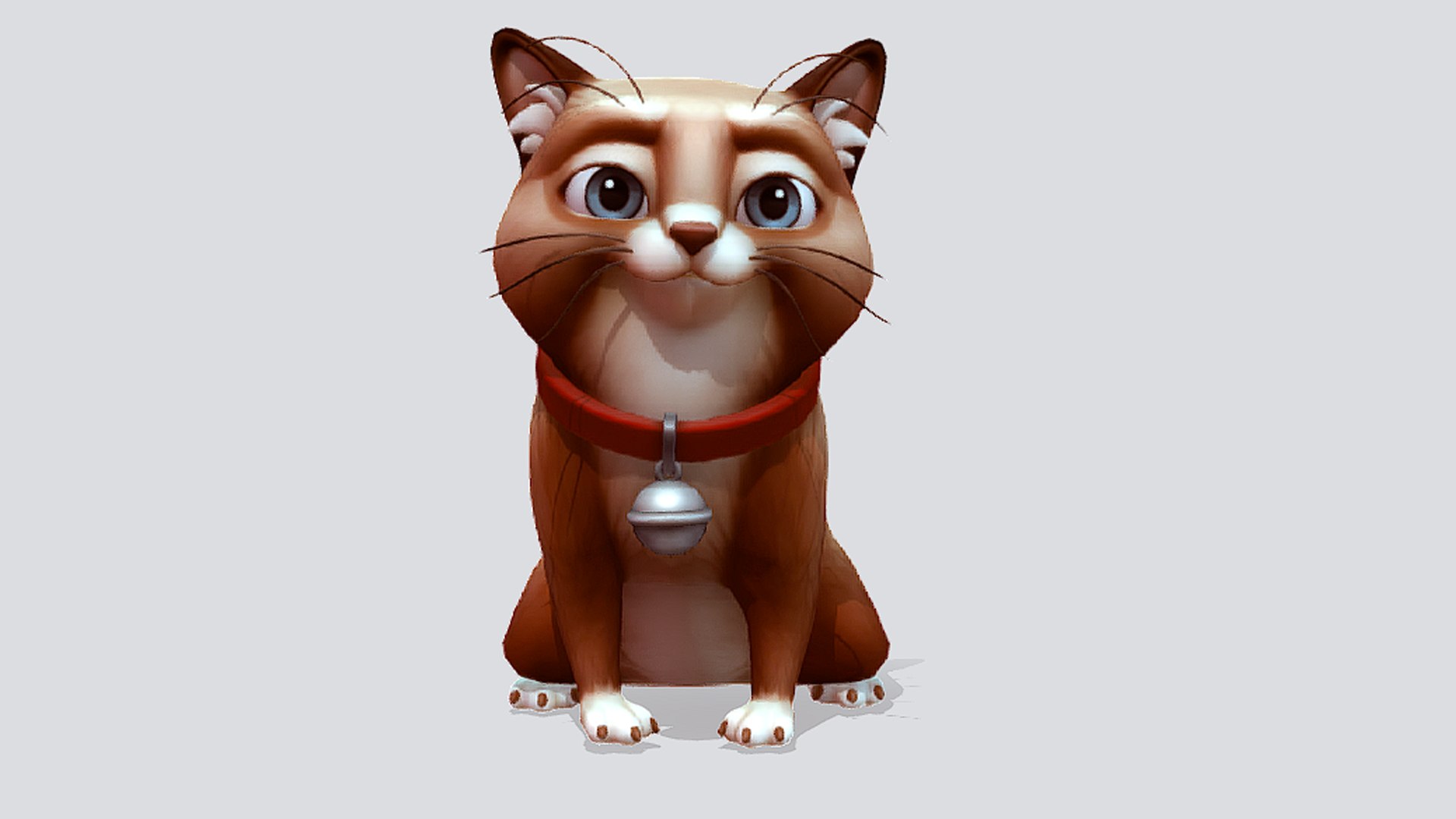 Animated Cat 3D model - TurboSquid 2144903