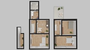 Modern Apartment Interior 3D