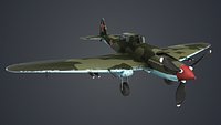 Low Poly Ilyushin IL-2 Shturmovik