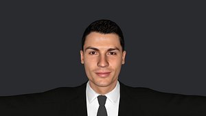Cristiano Ronaldo  Hyper Realistic Full Body Fully Rigged 3D Character