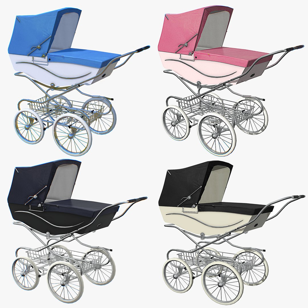 Kensington Silver Cross Prams Collection Model TurboSquid