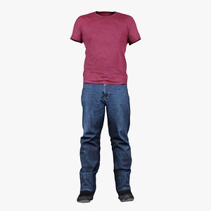 3D Casual Outfit 31 Remastered model