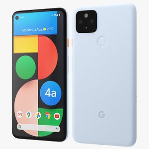5G Mobile Phone Google Pixel 4a Barely Blue