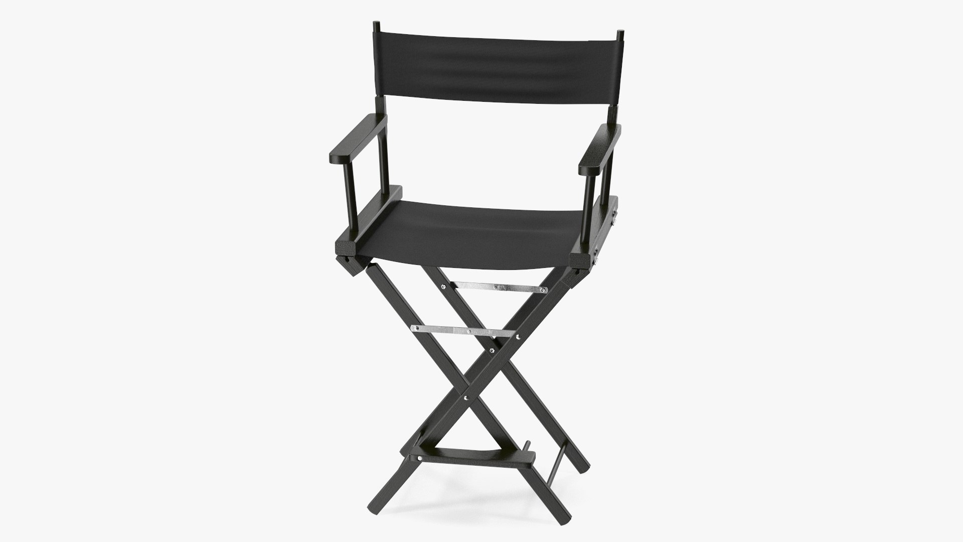 Classic Directors Foldable Chair 3D model preview