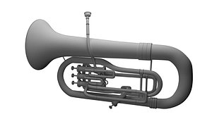 3D euphonium model